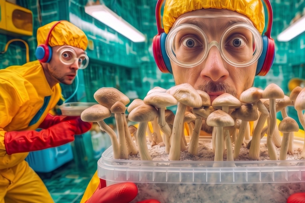 Funghi magici in natura